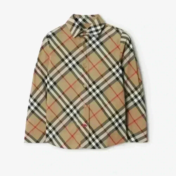 Burberry Other - Burberry  boys, checkered shirt, size medium